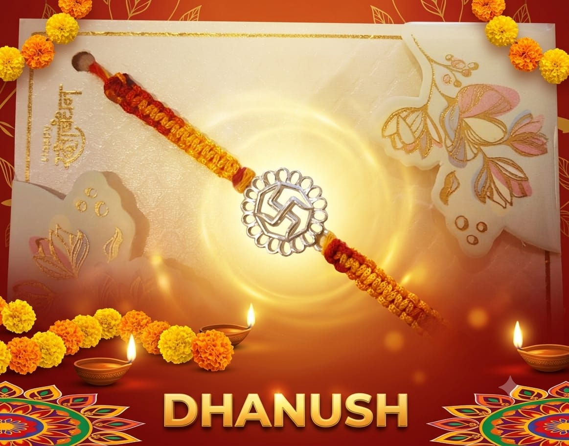 SILVER RAKHI