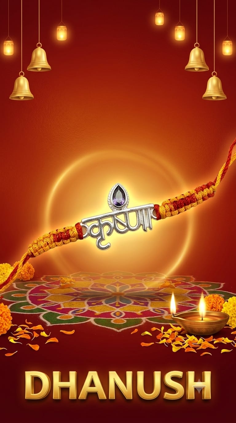 SILVER RAKHI