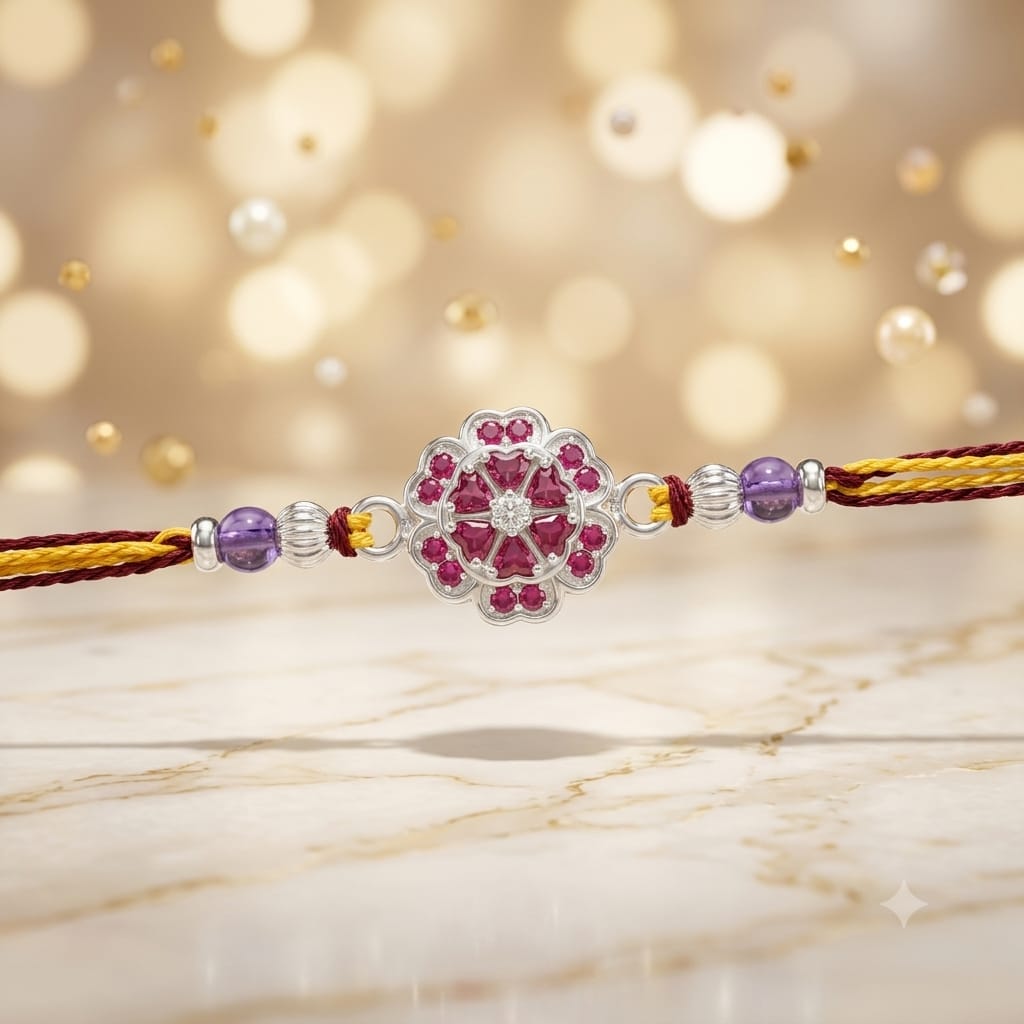 SILVER RAKHI