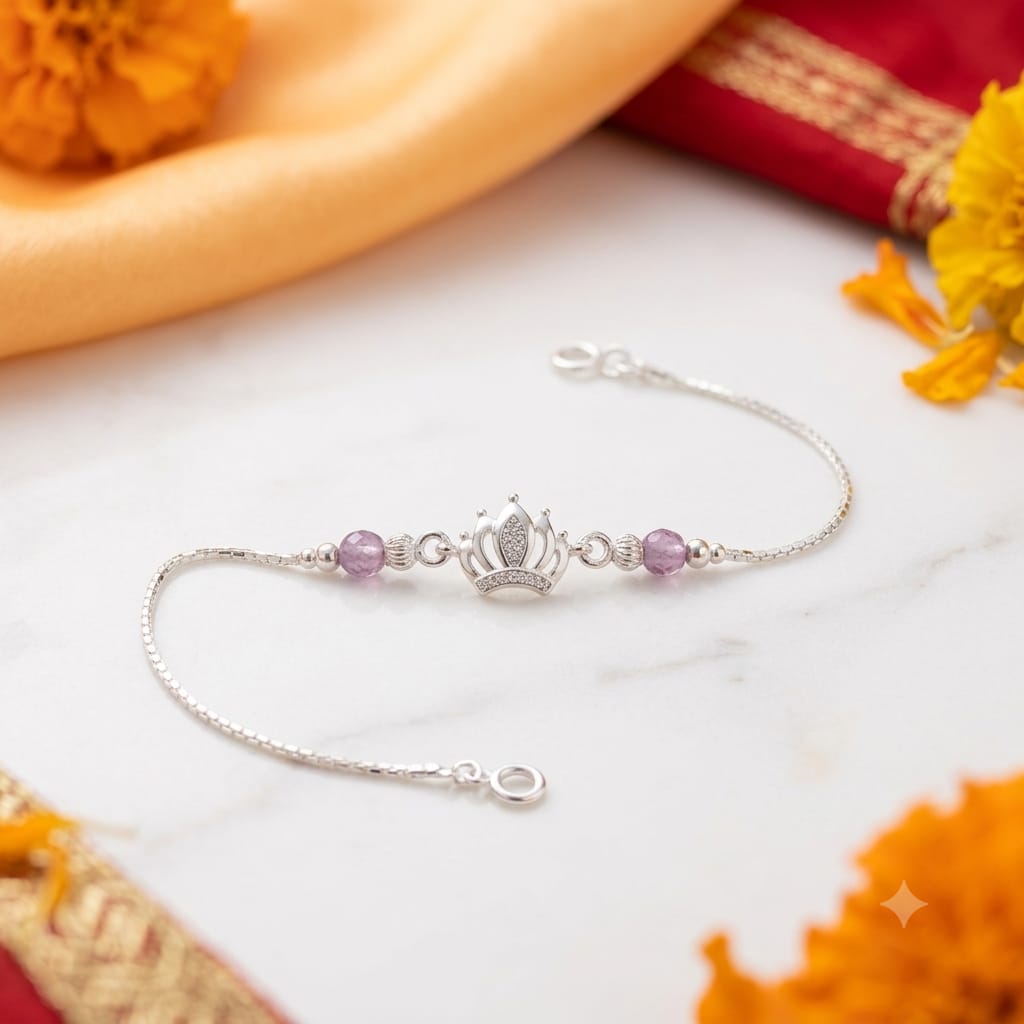 SILVER RAKHI
