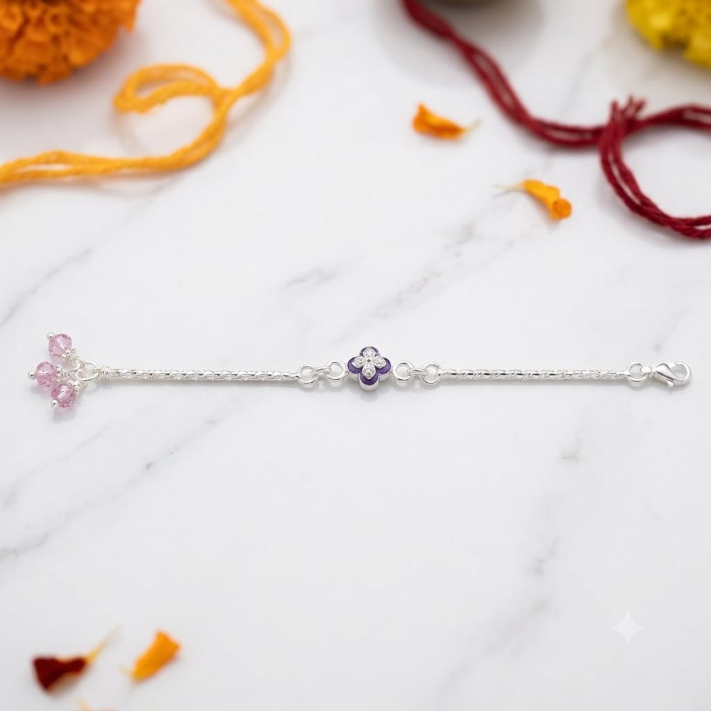 SILVER RAKHI