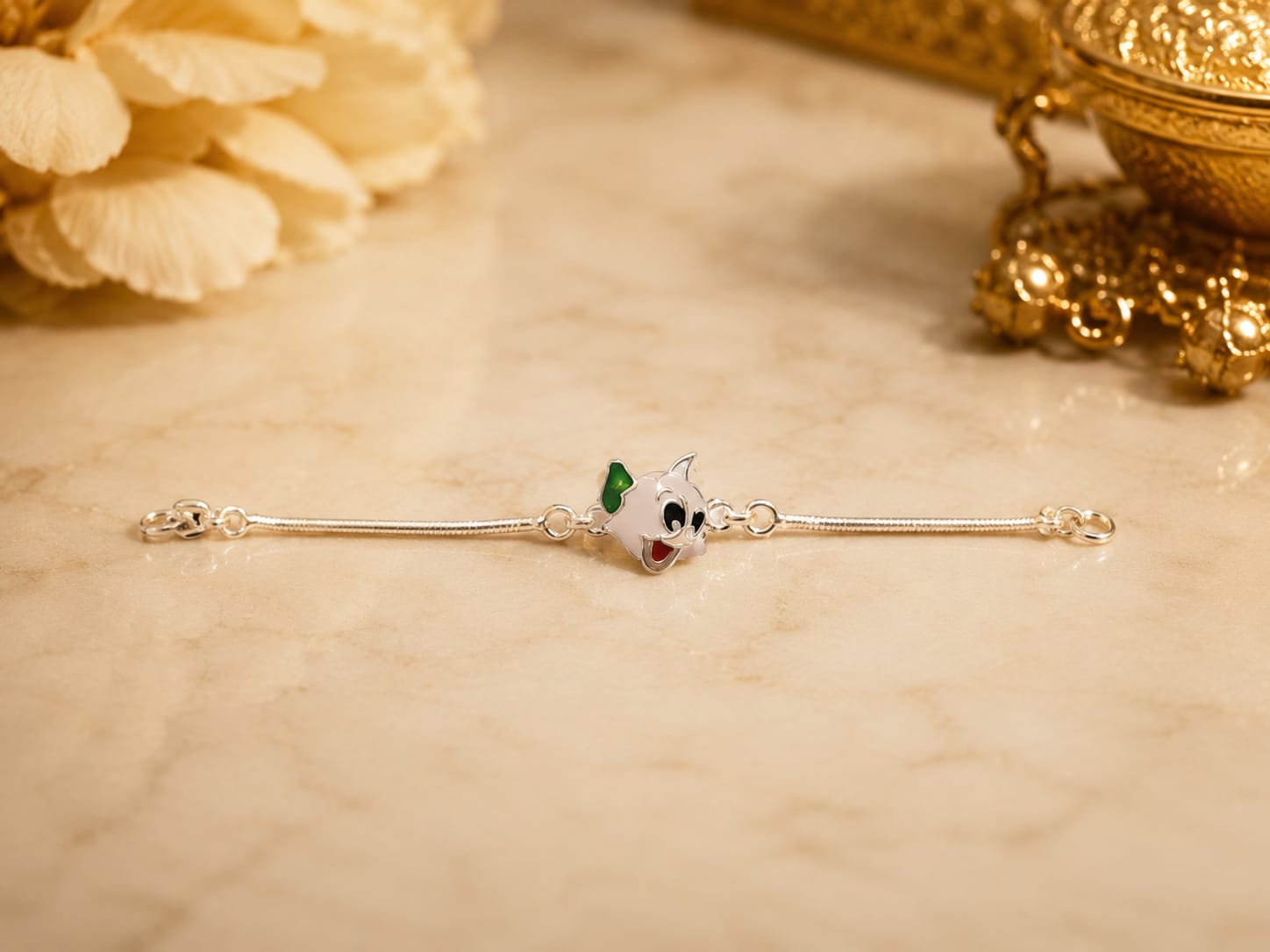 SILVER RAKHI