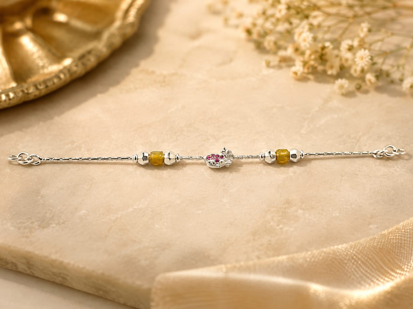 SILVER RAKHI