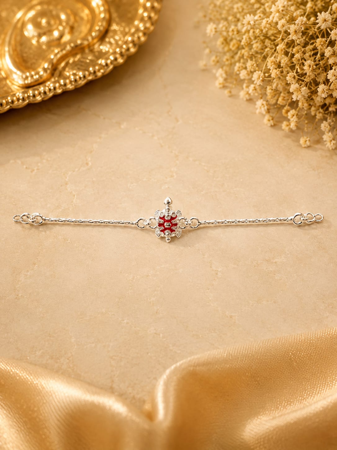 SILVER RAKHI
