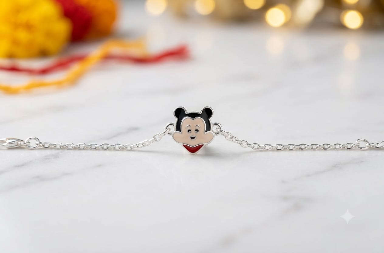 SILVER RAKHI