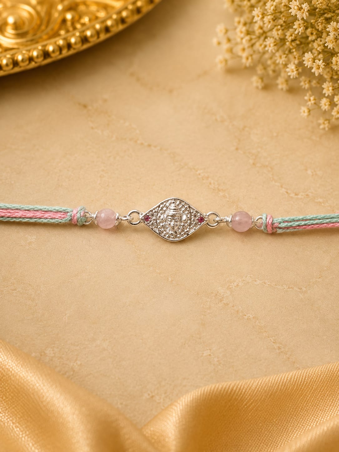 SILVER RAKHI