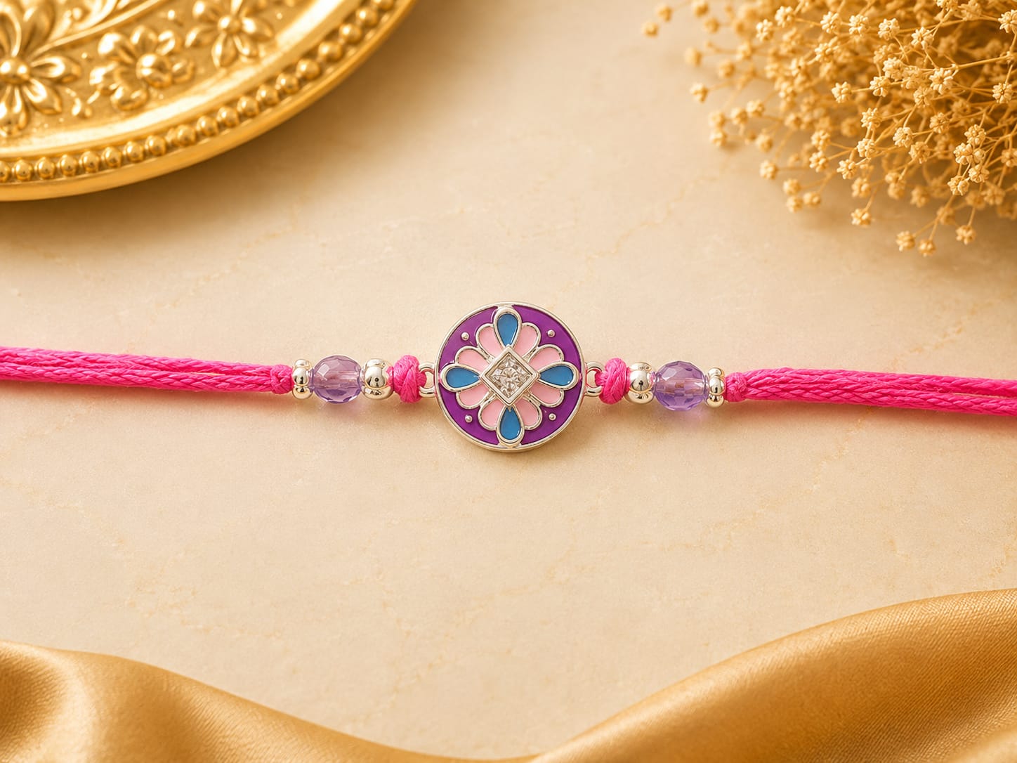 SILVER RAKHI