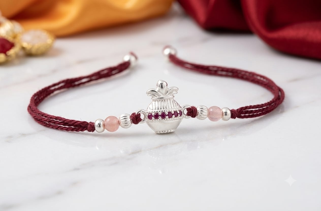 SILVER RAKHI