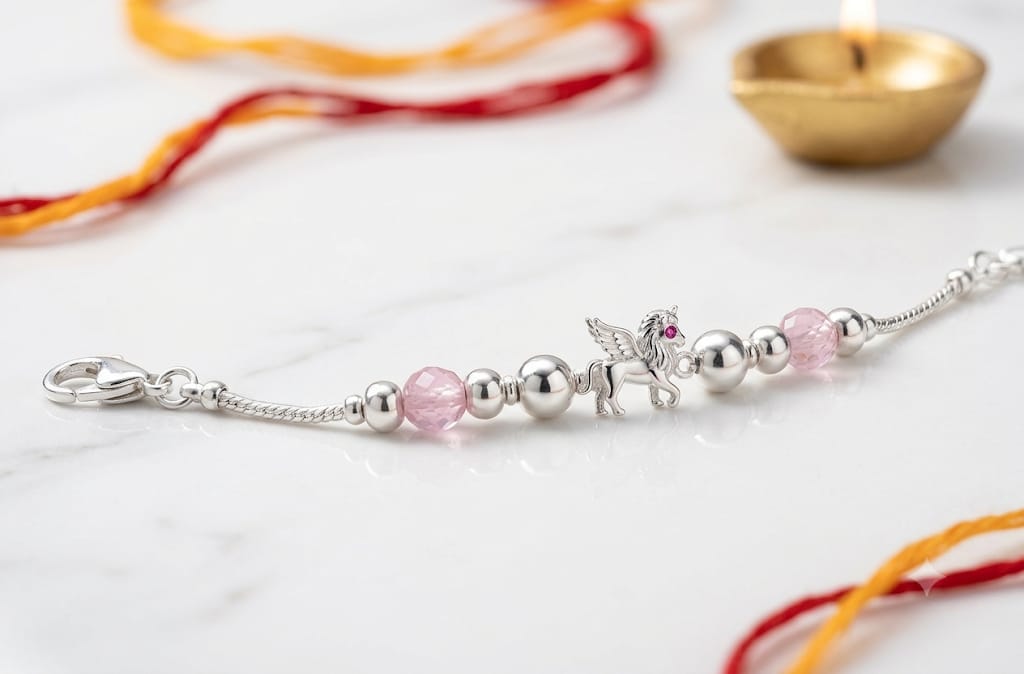 SILVER RAKHI