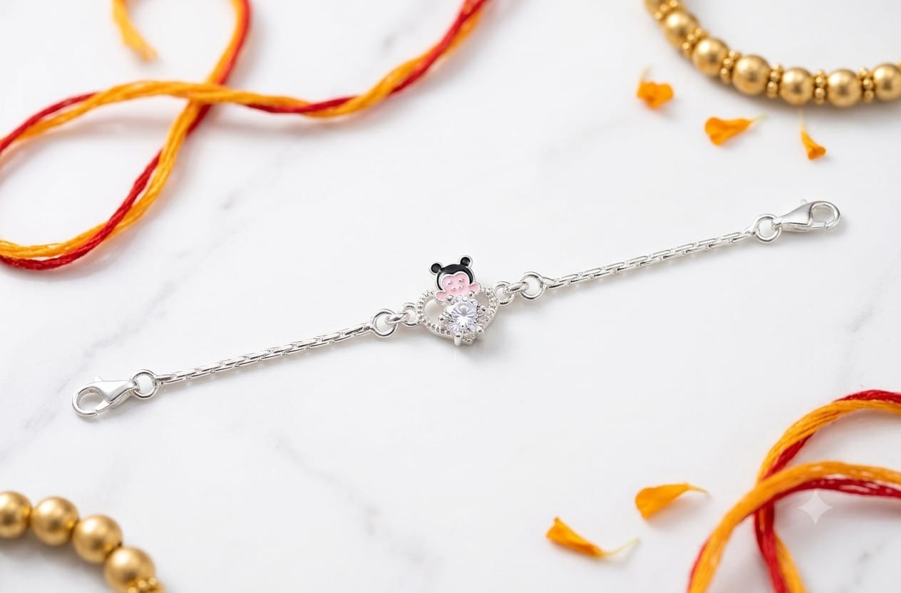 SILVER RAKHI