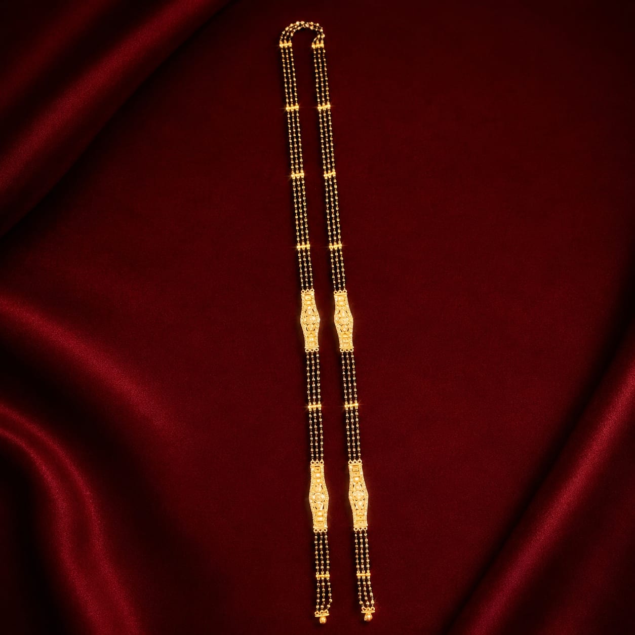 LONG LARI MANGLASUTRA 18K