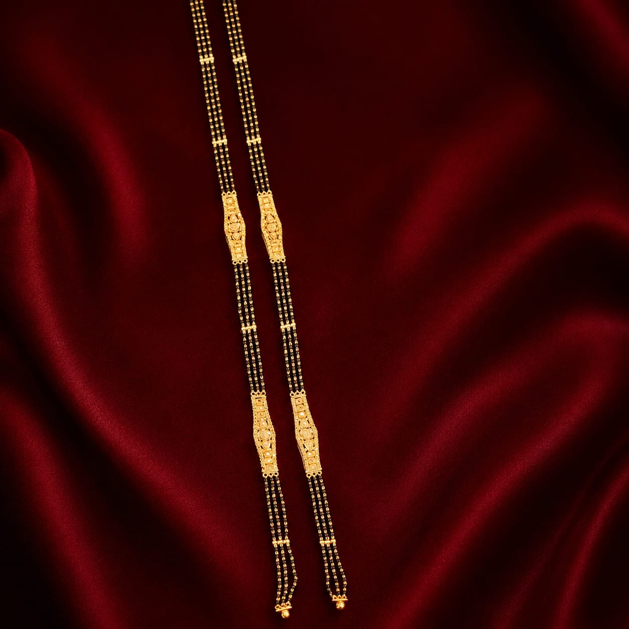 LONG LARI MANGLASUTRA 18K