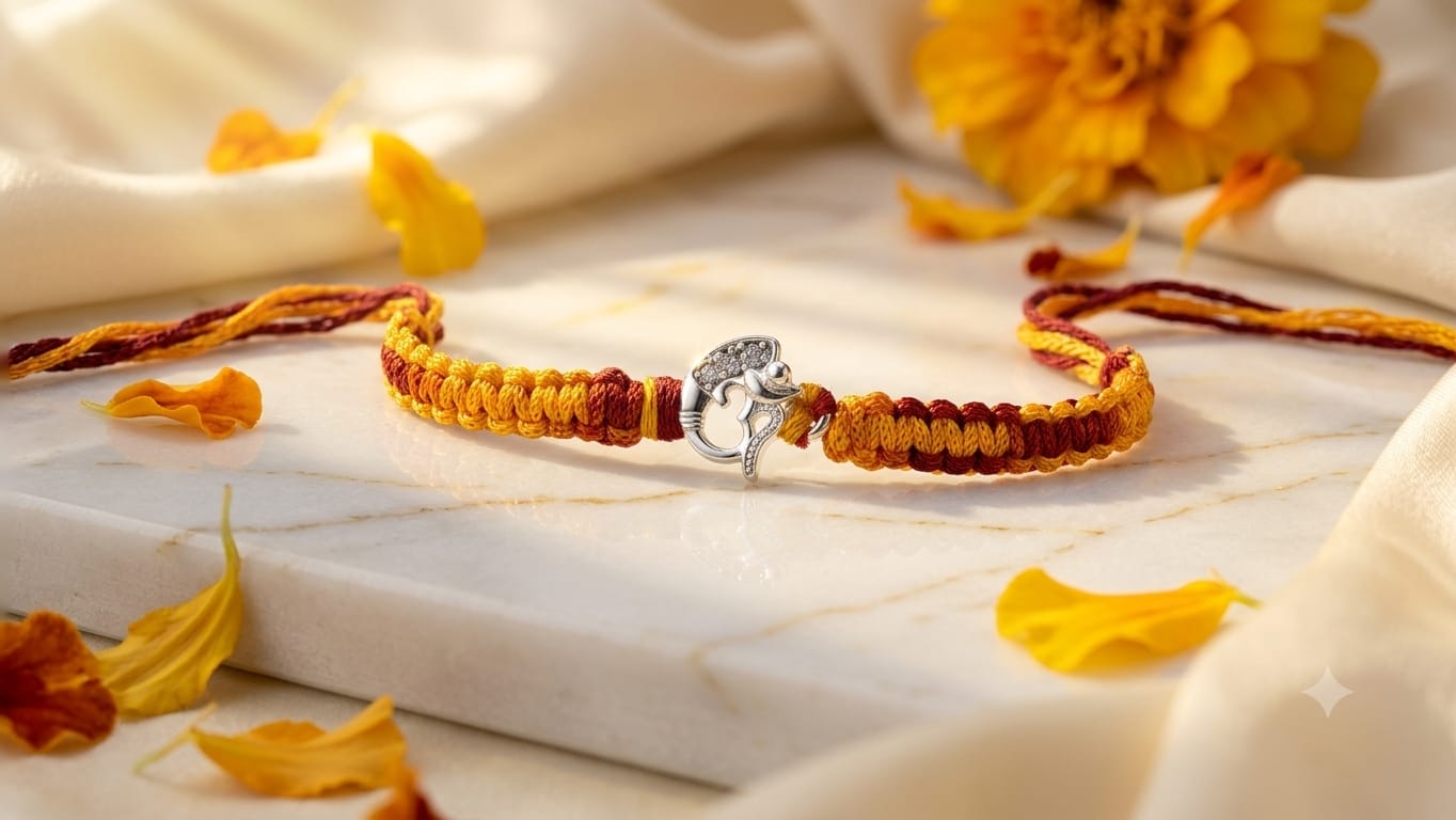 SILVER RAKHI
